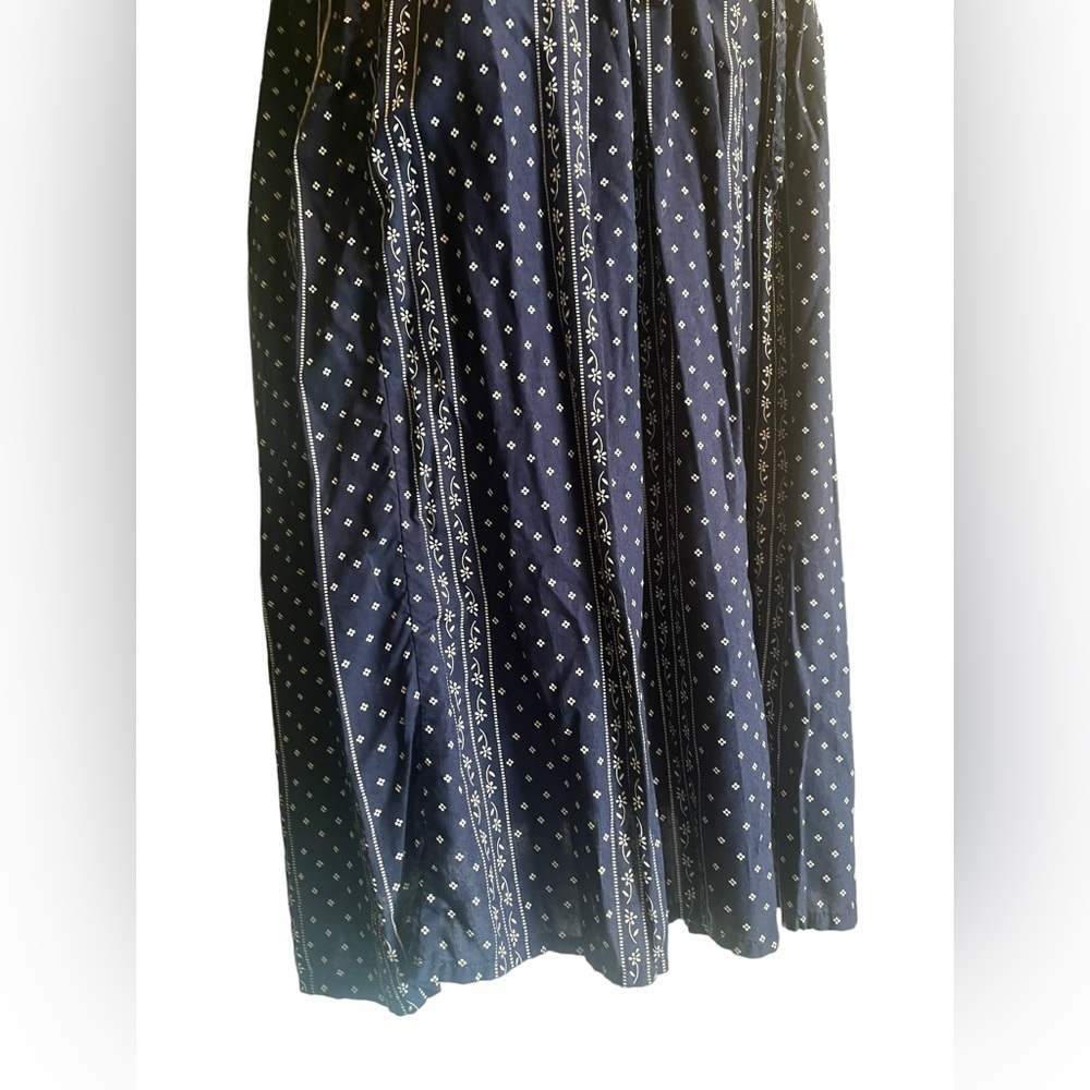 Old Navy Pintuck Swing Dress - Navy Blue and White Size 6 - Picture 12 of 12